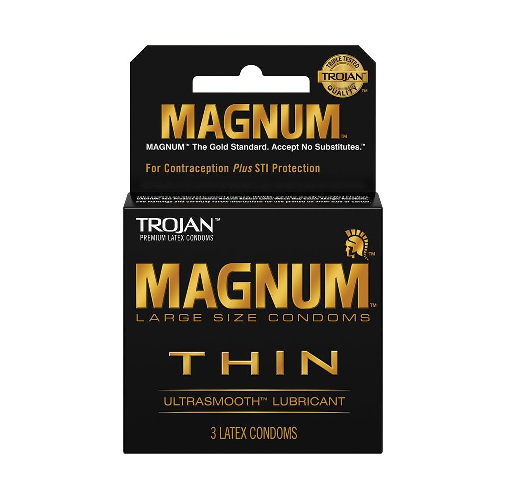 Trojan Magnum Thin Condoms (3 Pack)